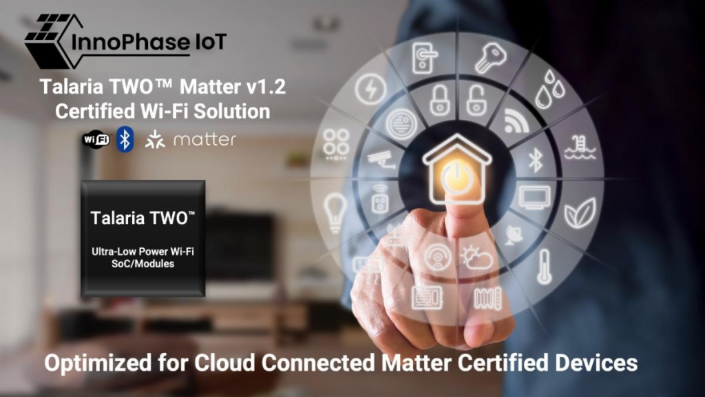 InnoPhase IoT 推出 Matter Wi-Fi 解决方案